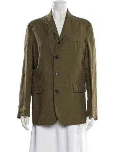 Pre-owned Marni Blazer In Green