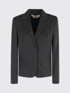 Marni Notched-lapel Two-button Jacket In Black