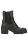 Marni 65mm Logo-raised Chelsea Boots In Black
