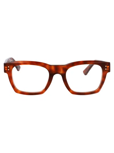 Marni Blonde Havana Acetate Glasses In Brown