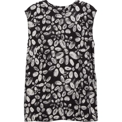 Marni Blooming Floral Print Shell In Black