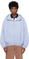 Marni Zippered Casual Jacket In Chb21 Light Blue