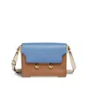 Marni Trunkaroo Blue Brown Shoulder Bag