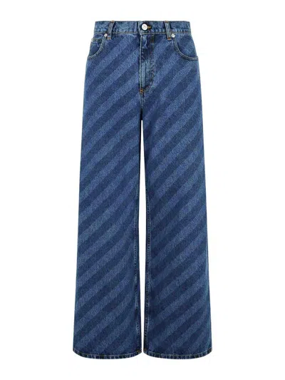MARNI BLUE COTTON JEANS
