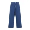 Marni Hight Waist And Wide Leg Jeans In Blue