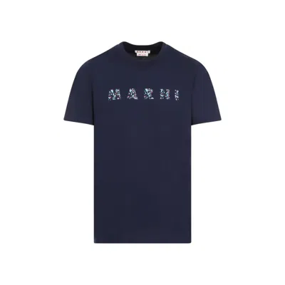 Marni Blue Cotton T-shirt