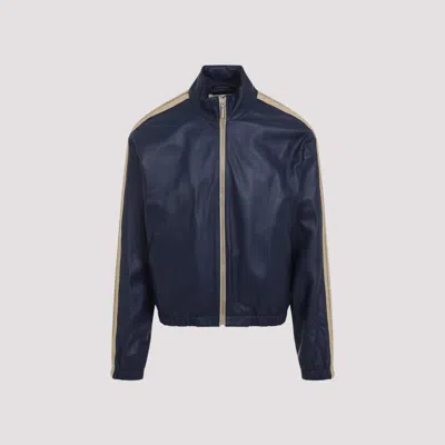 MARNI BLUE EMBELLISHED JACKET