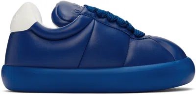 Marni Blue Leather Bigfoot 2.0 Sneakers In 00b59 Bluette