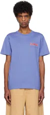 Marni Logo Tee In 00b26 Blue Lilac