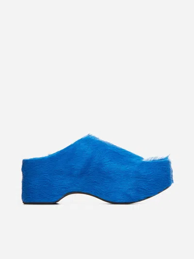 Marni Sandals In Mazarine Blue