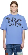 Marni T-shirt In Mcb26 Blue Lialc