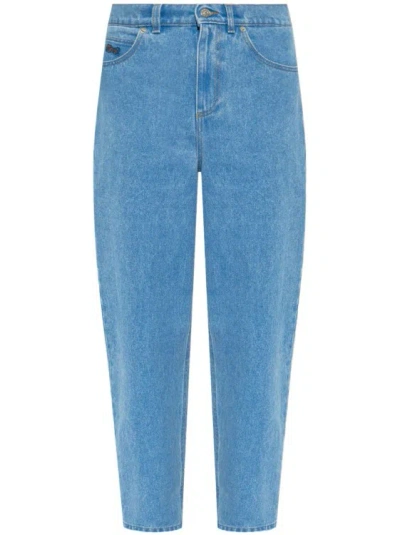 Marni Mid-rise Tapered-leg Jeans In Blue