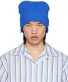Marni Blue Mohair Beanie In 00b57 Mazarine Blue