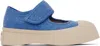 Marni Denim Sneakers In Blue