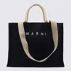 MARNI MARNI BLUE RAFFIA TOTE BAG