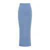MARNI BLUE SHEATH TIGHT FIT SKIRT FOR WOMEN IN SS24