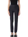 Marni Slim Denim Trousers Contrast Stitching In Blue