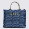 Marni Blue Tote In Blue