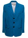 Marni Tailored Single-button Blazer Jacket In Blue