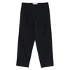 Marni Trousers With Pleated Design And Pockets In Black