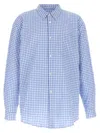 Marni Shirt Checkered Pattern Collar Button-down In Blue
