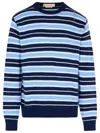 Marni Blue Virgin Wool Blend Sweatshirt Men