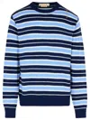 Marni Blue Virgin Wool Blend Sweatshirt Men