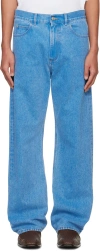 MARNI BLUE WIDE-LEG JEANS