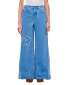 Marni Blue Wide-leg Trousers