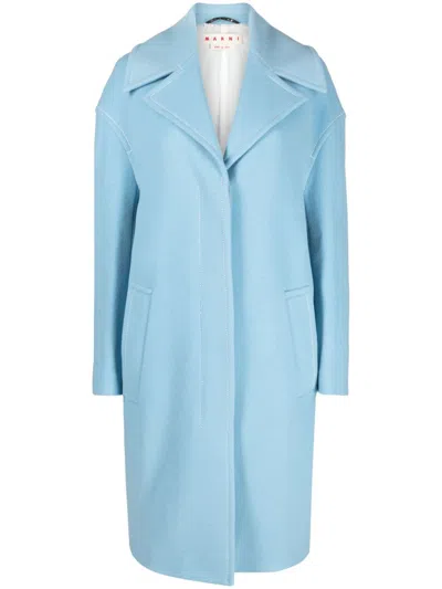 Marni Blue Wool Jacket For Women