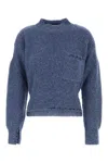 Marni Sweater Wool Front Pocket In Blue