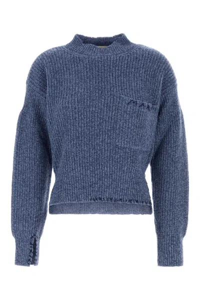 Marni Blue Wool Sweater