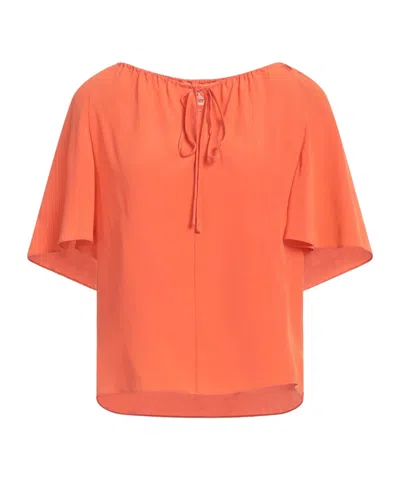 Marni Bohemian Blouse Top In Orange