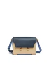 Marni Trunkaroo Shoulder Bag In Dark Blue