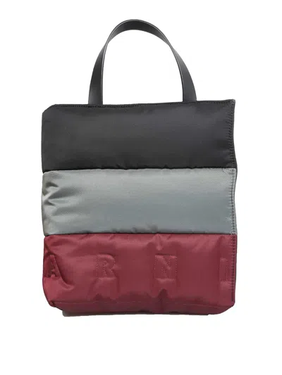 Marni Small Soft Museum Bag In Multicolour