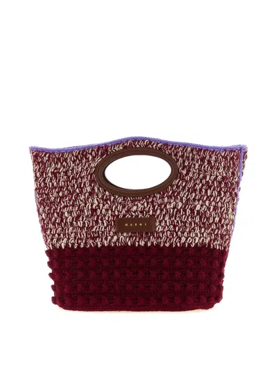 Marni Bolso Clutch - Rojo Oscuro