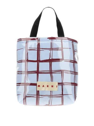 MARNI COATED CANVAS TOTE BAG