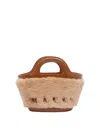 Marni Tropicalia Handbag Detachable Strap In Sand