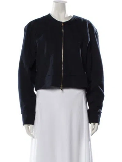 Pre-owned Marni Bomber Jacket In Blue