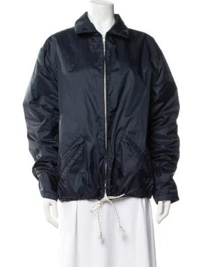 Pre-owned Marni Bomber Jacket In Blue