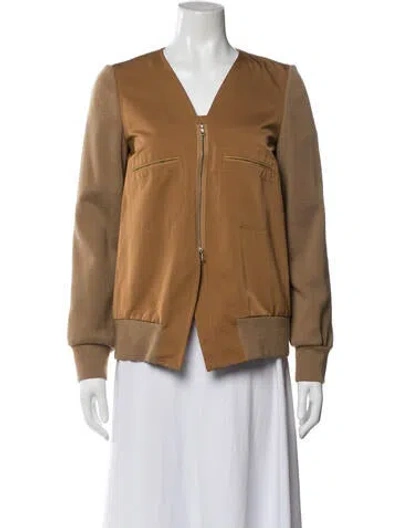 Pre-owned Marni Bomber Jacket In Brown