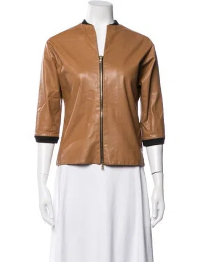 Pre-owned Marni Bomber Jacket In Brown