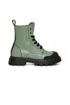 Marni Logo-print Boots In Green