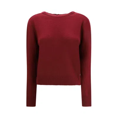 Marni Bordeaux Cashmere Cashmere Sweater In Burgundy