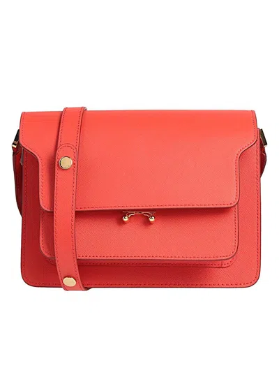 Marni Handbags In Brick Red