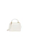 Marni Borsa School Bag In Tessuto Spalmato Con Tracolla In White