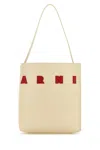 Marni Rectangular Calf Leather Shoulder Bag