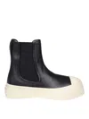 Marni Chelsea Boot Pablo In Black Leather In Black