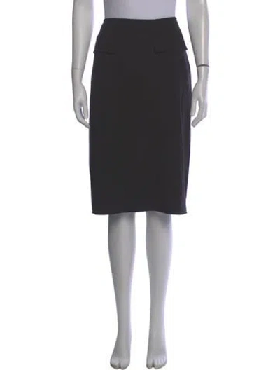 Pre-owned Marni Bow Accents Knee-length Skirt In Black