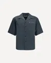 Marni Grey Graphite Solid Shirt In Gray